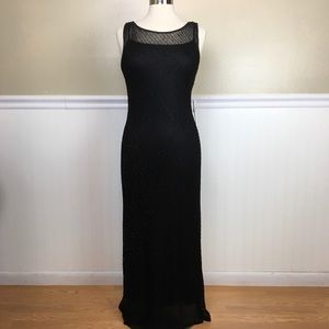 Vintage Beautiful Stenay Sheath w/ Beaded Overlay